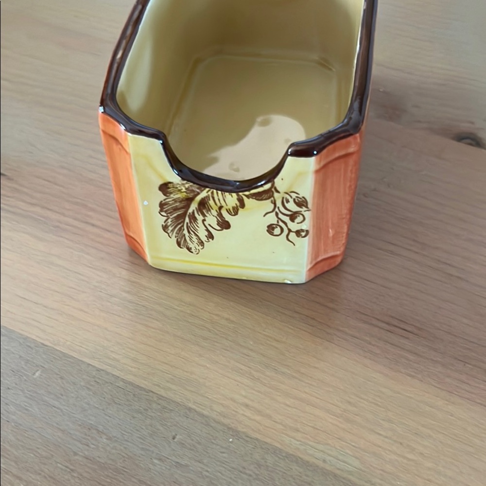 Vibrant Orange and Red Rooster Decor Accent butter dish - Picture 3 of 8